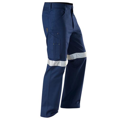 E1170T Navy AeroCool Ripstop Pants with Perforated Tape